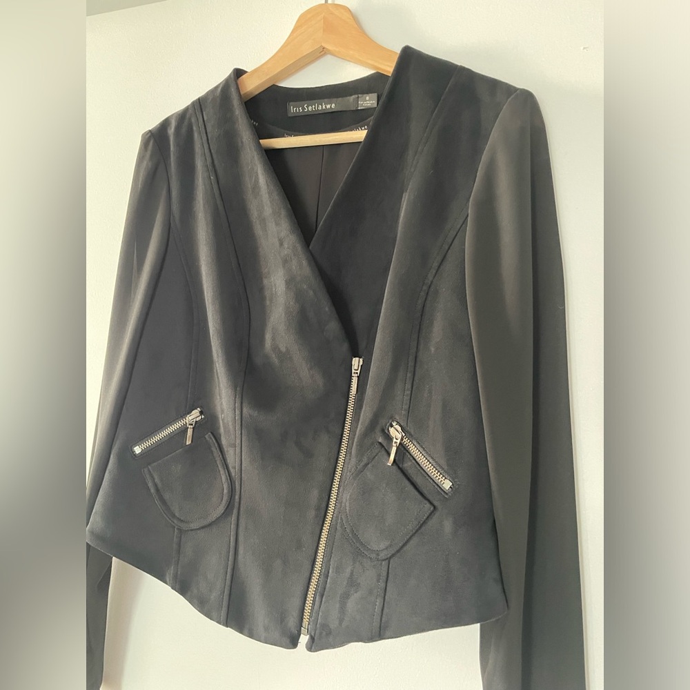 Iris Setlakwe Sheer Sleeve Jacket (f)